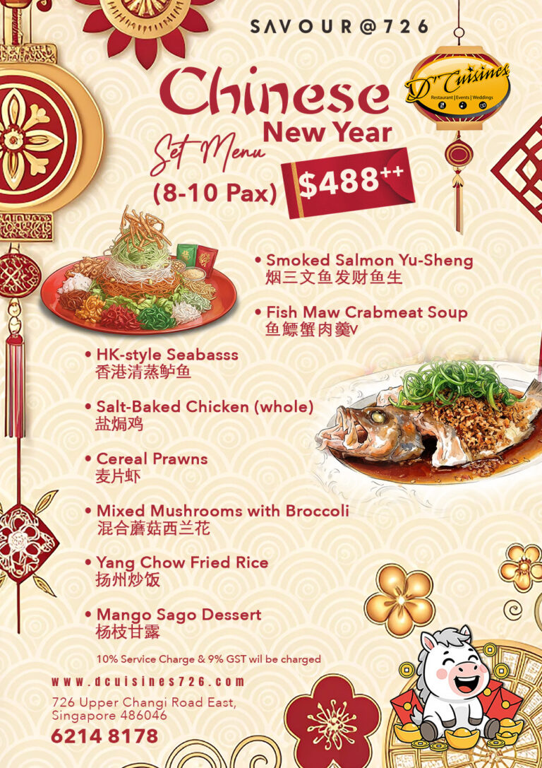 Chinese New Year set Menu 2026 Singapore