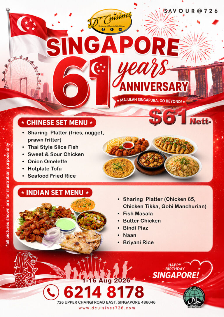 Special Menu SG61 national day